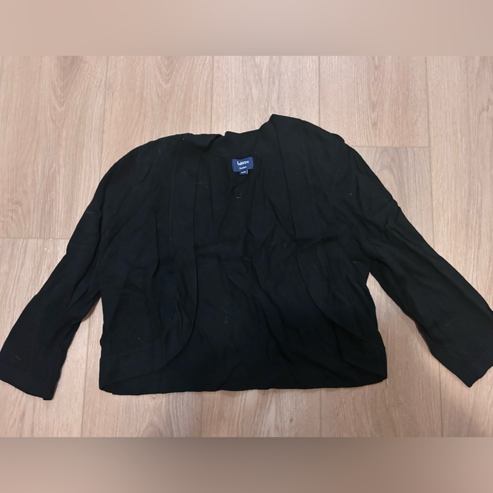 Reitman’s Women’s Dress Shrug/Shawl Black Size Medium Petite Formal Lace